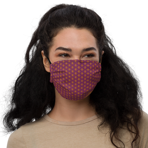 TRILLYYON - Purple  - Flower Of Life Face Mask