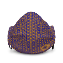 Load image into Gallery viewer, TRILLYYON - Blue  - Flower Of Life Face Mask