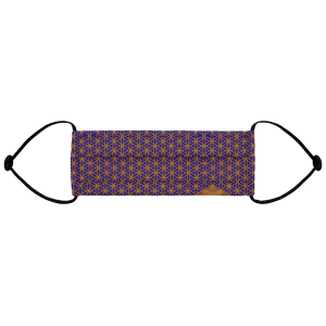 TRILLYYON - Blue  - Flower Of Life Face Mask