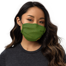 Load image into Gallery viewer, TRILLYYON - Green  - Flower Of Life Face Mask