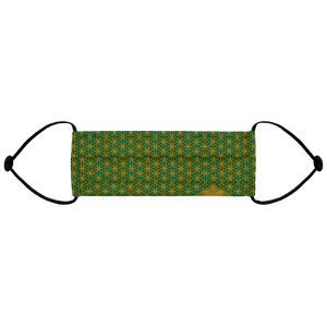 TRILLYYON - Green  - Flower Of Life Face Mask