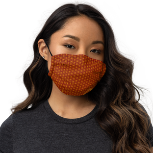 TRILLYYON - Red  - Flower Of Life Face Mask