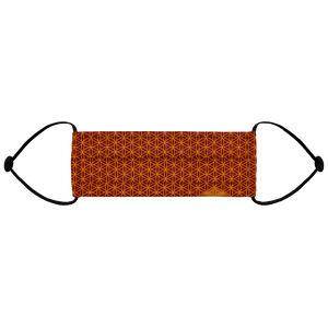 TRILLYYON - Red  - Flower Of Life Face Mask