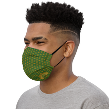 Load image into Gallery viewer, TRILLYYON - Green  - Flower Of Life Face Mask