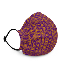 Load image into Gallery viewer, TRILLYYON - Purple  - Flower Of Life Face Mask