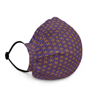 TRILLYYON - Blue  - Flower Of Life Face Mask