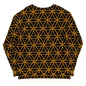 TRILLYYON - Black & Gold - Flower Of Life Sweatshirt