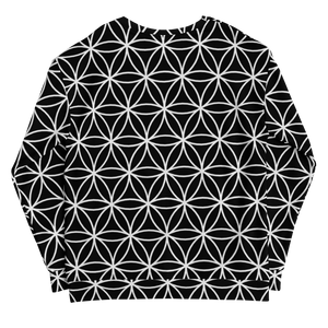 TRILLYYON - Black & White - Flower Of Life Sweatshirt