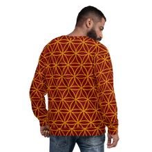 Load image into Gallery viewer, TRILLYYON - Red  - Flower Of Life Sweatshirt