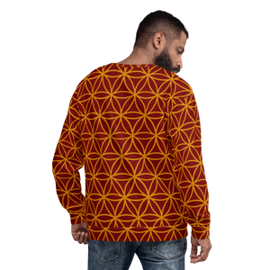 TRILLYYON - Red  - Flower Of Life Sweatshirt