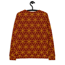 Load image into Gallery viewer, TRILLYYON - Red  - Flower Of Life Sweatshirt