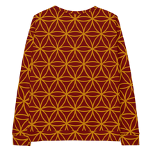 Load image into Gallery viewer, TRILLYYON - Red  - Flower Of Life Sweatshirt