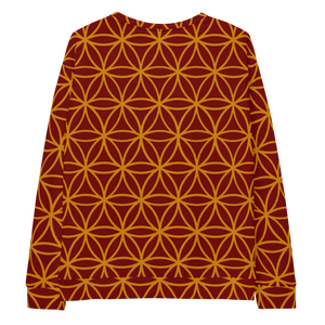 TRILLYYON - Red  - Flower Of Life Sweatshirt