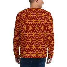Load image into Gallery viewer, TRILLYYON - Red  - Flower Of Life Sweatshirt