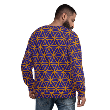 Load image into Gallery viewer, TRILLYYON - Blue  - Flower Of Life Sweatshirt