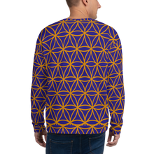 Load image into Gallery viewer, TRILLYYON - Blue  - Flower Of Life Sweatshirt