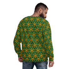 Load image into Gallery viewer, TRILLYYON - Green  - Flower Of Life Sweatshirt