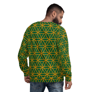 TRILLYYON - Green  - Flower Of Life Sweatshirt