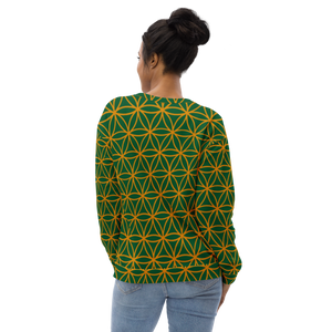 TRILLYYON - Green  - Flower Of Life Sweatshirt