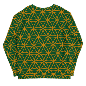 TRILLYYON - Green  - Flower Of Life Sweatshirt