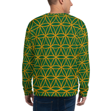 Load image into Gallery viewer, TRILLYYON - Green  - Flower Of Life Sweatshirt