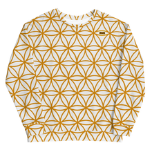 Load image into Gallery viewer, TRILLYYON - White &amp; Gold - Flower Of Life Sweatshirts