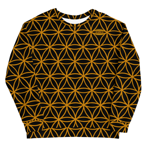 TRILLYYON - Black & Gold - Flower Of Life Sweatshirt