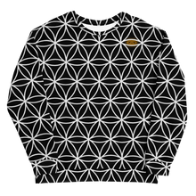 Load image into Gallery viewer, TRILLYYON - Black &amp; White - Flower Of Life Sweatshirt