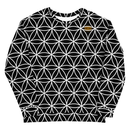 TRILLYYON - Black & White - Flower Of Life Sweatshirt