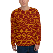 Load image into Gallery viewer, TRILLYYON - Red  - Flower Of Life Sweatshirt