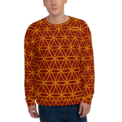 TRILLYYON - Red  - Flower Of Life Sweatshirt