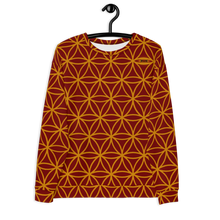 Load image into Gallery viewer, TRILLYYON - Red  - Flower Of Life Sweatshirt