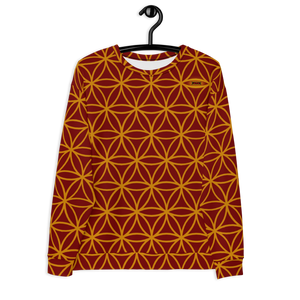 TRILLYYON - Red  - Flower Of Life Sweatshirt