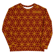 Load image into Gallery viewer, TRILLYYON - Red  - Flower Of Life Sweatshirt