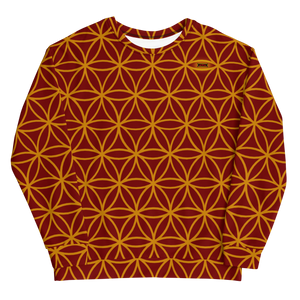 TRILLYYON - Red  - Flower Of Life Sweatshirt