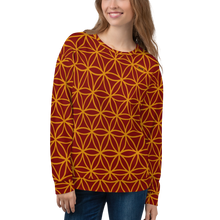 Load image into Gallery viewer, TRILLYYON - Red  - Flower Of Life Sweatshirt
