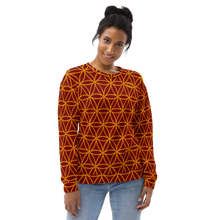 Load image into Gallery viewer, TRILLYYON - Red  - Flower Of Life Sweatshirt