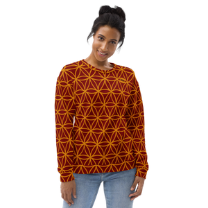 TRILLYYON - Red  - Flower Of Life Sweatshirt