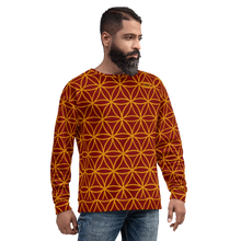 Load image into Gallery viewer, TRILLYYON - Red  - Flower Of Life Sweatshirt