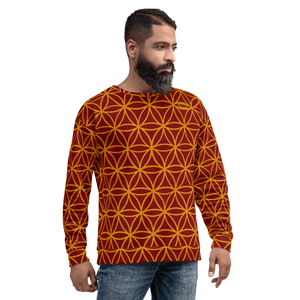 TRILLYYON - Red  - Flower Of Life Sweatshirt