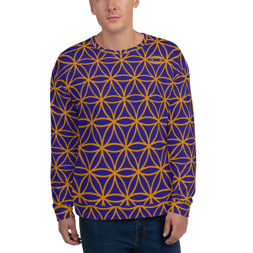 TRILLYYON - Blue  - Flower Of Life Sweatshirt