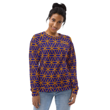 Load image into Gallery viewer, TRILLYYON - Blue  - Flower Of Life Sweatshirt