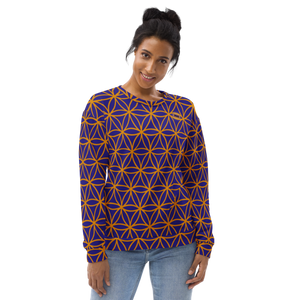 TRILLYYON - Blue  - Flower Of Life Sweatshirt