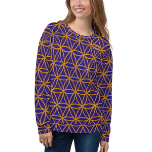 TRILLYYON - Blue  - Flower Of Life Sweatshirt
