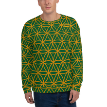 Load image into Gallery viewer, TRILLYYON - Green  - Flower Of Life Sweatshirt