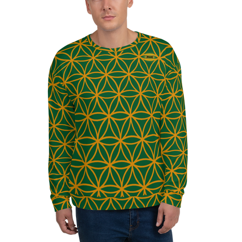 TRILLYYON - Green  - Flower Of Life Sweatshirt