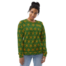 Load image into Gallery viewer, TRILLYYON - Green  - Flower Of Life Sweatshirt