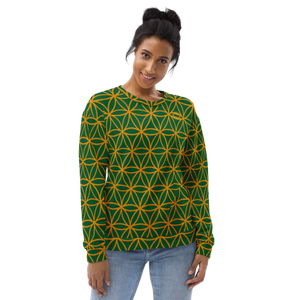 TRILLYYON - Green  - Flower Of Life Sweatshirt
