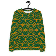 Load image into Gallery viewer, TRILLYYON - Green  - Flower Of Life Sweatshirt
