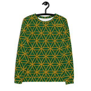 TRILLYYON - Green  - Flower Of Life Sweatshirt